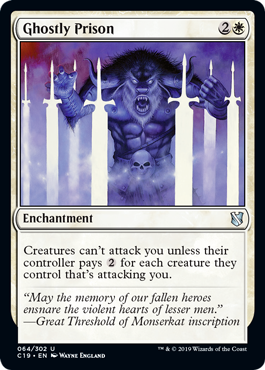 Ghostly Prison (Commander 2019) Medium Play