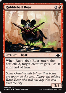 Rubblebelt Boar (Guilds of Ravnica) Near Mint