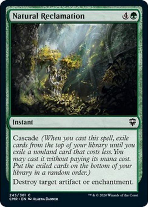 Natural Reclamation (Commander Legends) Medium Play