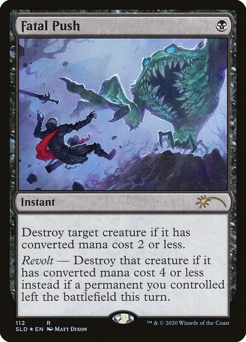 Fatal Push (Secret Lair) Near Mint Foil