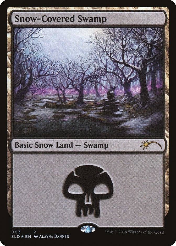 Snow-Covered Swamp (Secret Lair) Near Mint Foil