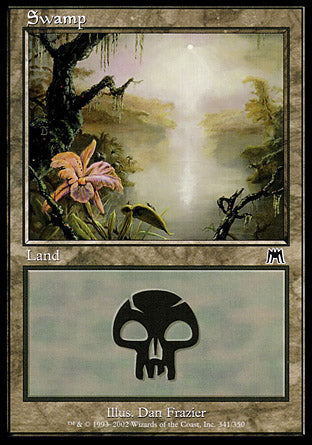 Swamp (341) (Onslaught) Medium Play