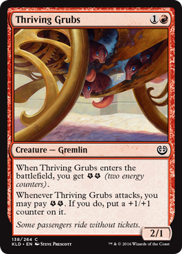 Thriving Grubs (Kaladesh) Light Play