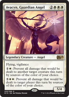 Avacyn, Guardian Angel (Magic 2015 Core Set) Medium Play