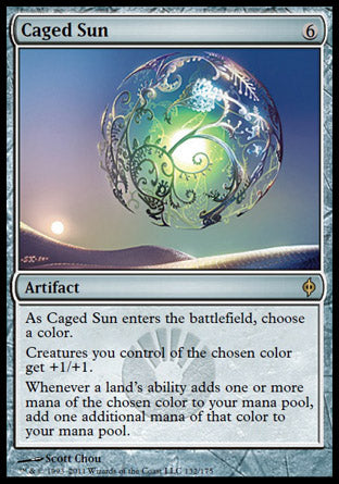 Caged Sun (New Phyrexia) Medium Play