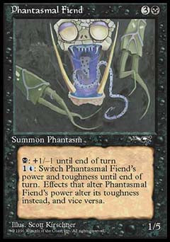 Phantasmal Fiend (2) (Alliances) Medium Play