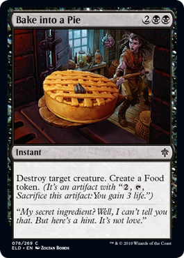 Bake into a Pie (Throne of Eldraine) Light Play