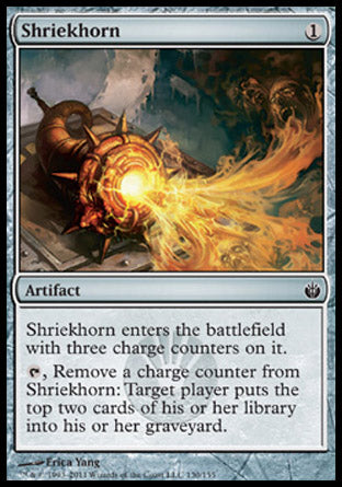 Shriekhorn (Mirrodin Besieged) Medium Play Foil