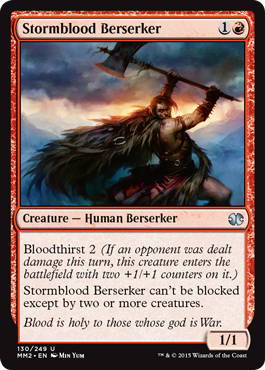 Stormblood Berserker (Modern Masters 2015) Medium Play
