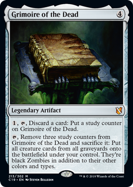 Grimoire of the Dead (Commander 2019) Light Play