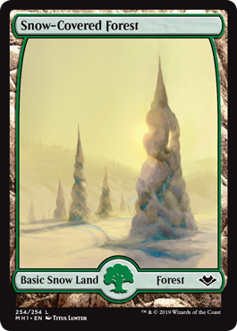 Snow-Covered Forest (Modern Horizons) Near Mint