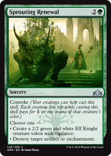 Sprouting Renewal (Guilds of Ravnica) Near Mint Foil
