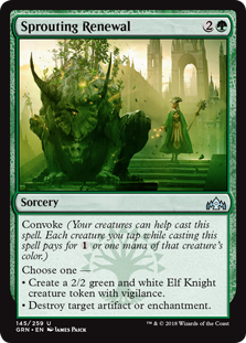 Sprouting Renewal (Guilds of Ravnica) Near Mint