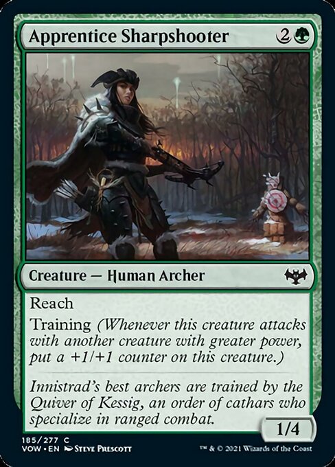 Apprentice Sharpshooter (Innistrad: Crimson Vow) Near Mint Foil