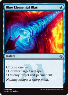 Blue Elemental Blast (Masters 25) Near Mint