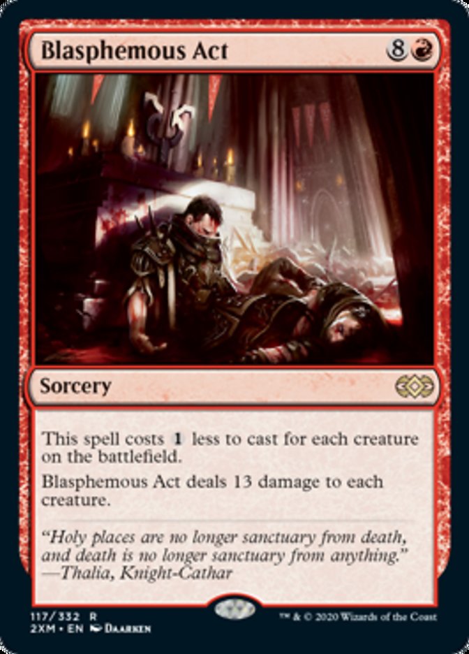 Blasphemous Act (Double Masters) Near Mint Foil