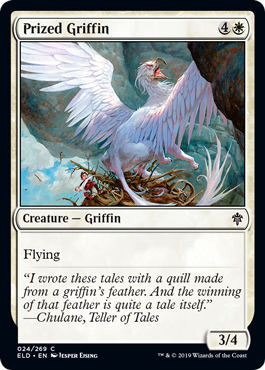 Prized Griffin (Throne of Eldraine) Near Mint Foil