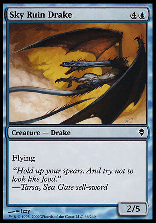 Sky Ruin Drake (Zendikar) Medium Play