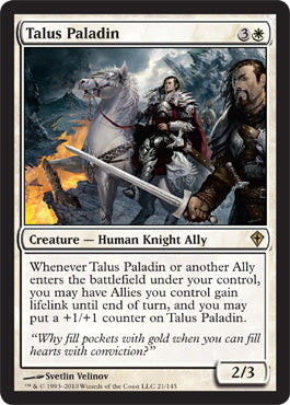 Talus Paladin (Worldwake) Light Play