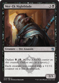 Mer-Ek Nightblade (Khans of Tarkir) Near Mint Foil