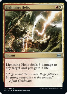 Lightning Helix (Double Masters 2022) Near Mint Foil