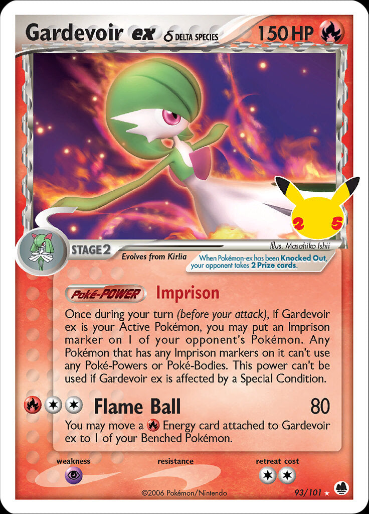Gardevoir ex (Delta Species) (93/101) [SWSH: Celebrations Classic Collection]