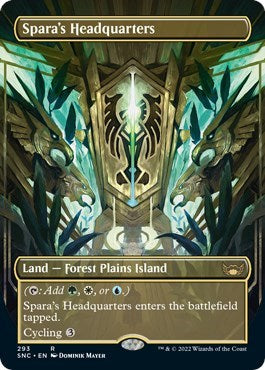 Spara's Headquarters (Borderless) (Streets of New Capenna) Near Mint Foil