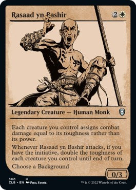 Rasaad yn Bashir (Showcase) (Commander Legends: Battle for Baldur's Gate) Near Mint