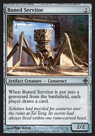 Runed Servitor (Rise of the Eldrazi) Medium Play