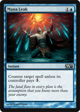 Mana Leak (Magic 2012 Core Set) Light Play