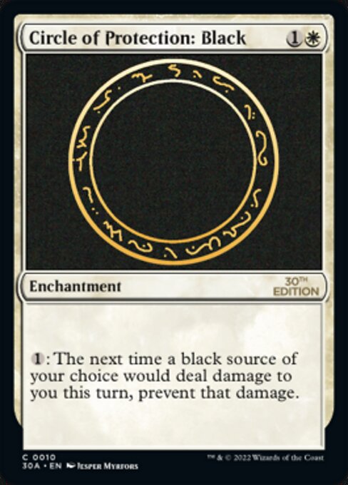 Circle of Protection: Black (30th Anniversary Edition) Near Mint