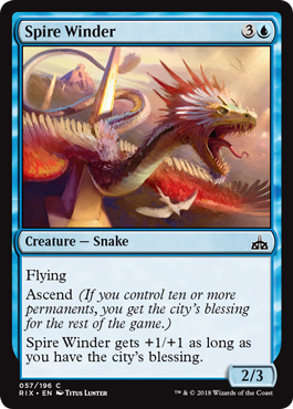 Spire Winder (Rivals of Ixalan) Near Mint