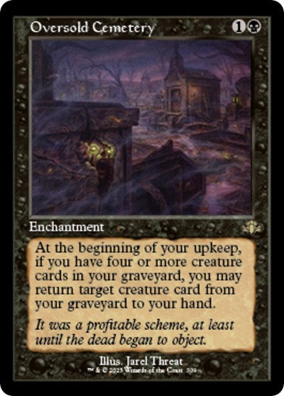 Oversold Cemetery (Retro Frame) (Dominaria Remastered) Near Mint