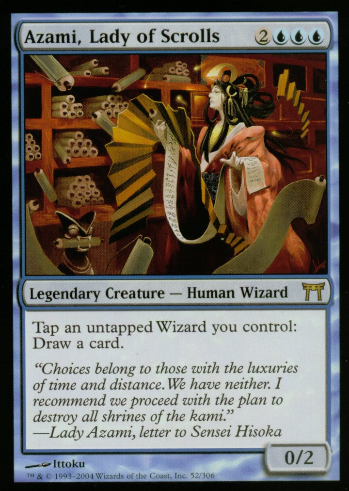 Azami, Lady of Scrolls (Champions of Kamigawa) Near Mint