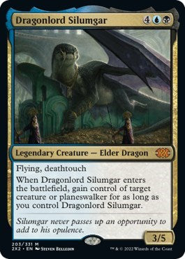 Dragonlord Silumgar (Double Masters 2022) Light Play