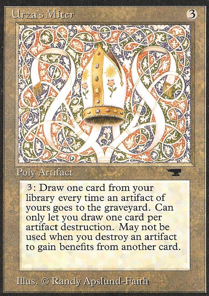 Urza's Miter (Antiquities) Medium Play