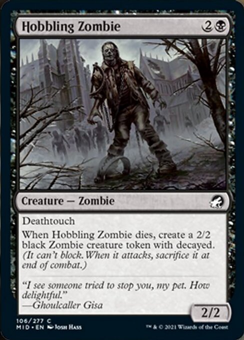 Hobbling Zombie (Innistrad: Midnight Hunt) Near Mint