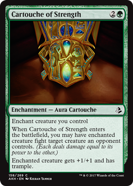Cartouche of Strength (Amonkhet) Medium Play