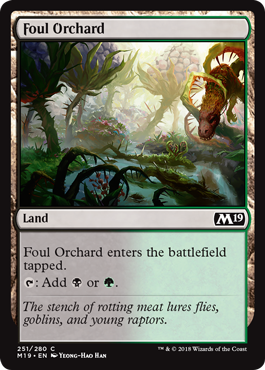 Foul Orchard (Magic 2019 Core Set) Near Mint