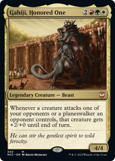 Gahiji, Honored One (Commander: Streets of New Capenna) Near Mint