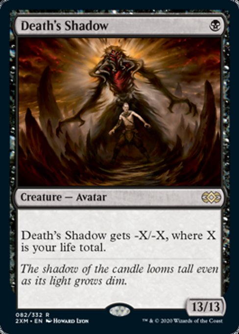 Death's Shadow (Double Masters) Medium Play Foil