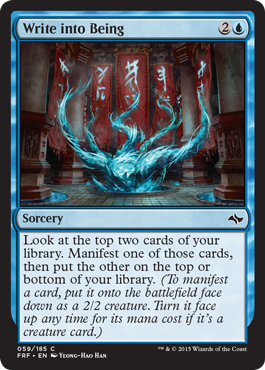 Write into Being (Fate Reforged) Near Mint