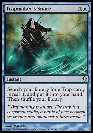 Trapmaker's Snare (Zendikar) Near Mint Foil