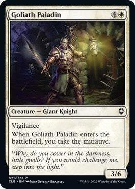 Goliath Paladin (Commander Legends: Battle for Baldur's Gate) Light Play Foil