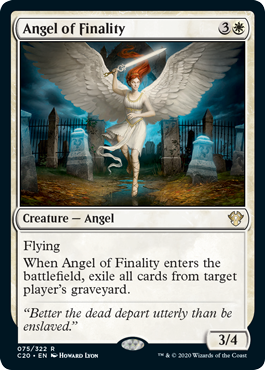Angel of Finality (Commander 2020 Ikoria) Light Play
