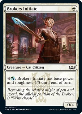 Brokers Initiate (Streets of New Capenna) Near Mint