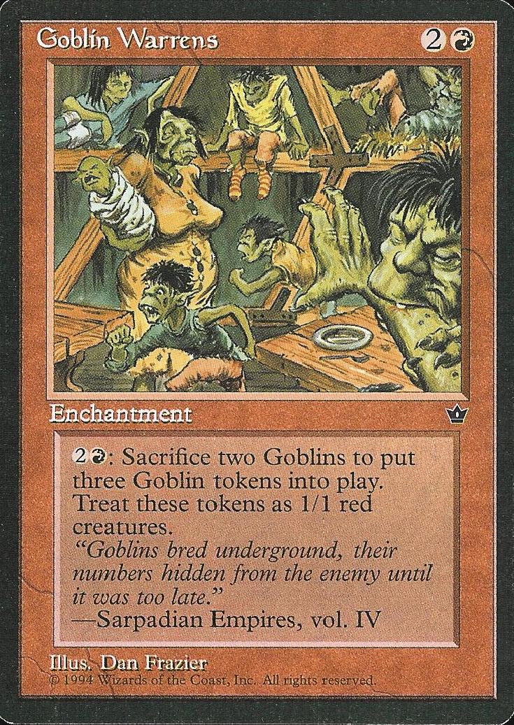 Goblin Warrens (Fallen Empires) Medium Play