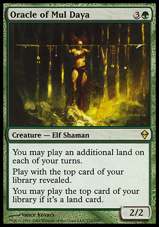 Oracle of Mul Daya (Zendikar) Light Play Foil