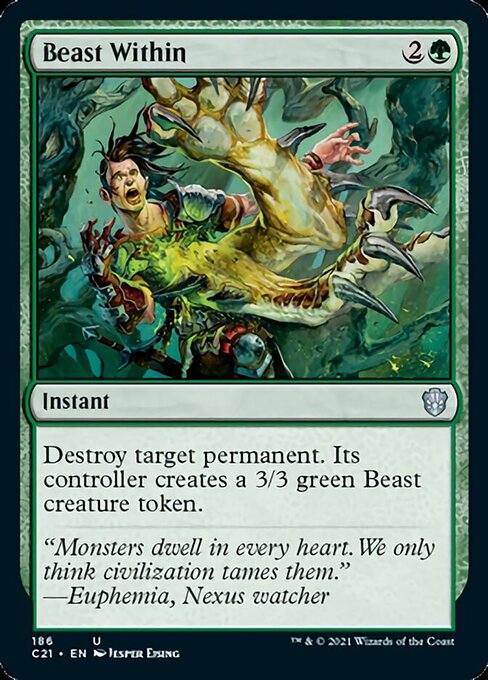 Beast Within (Commander 2021 Strixhaven) Near Mint
