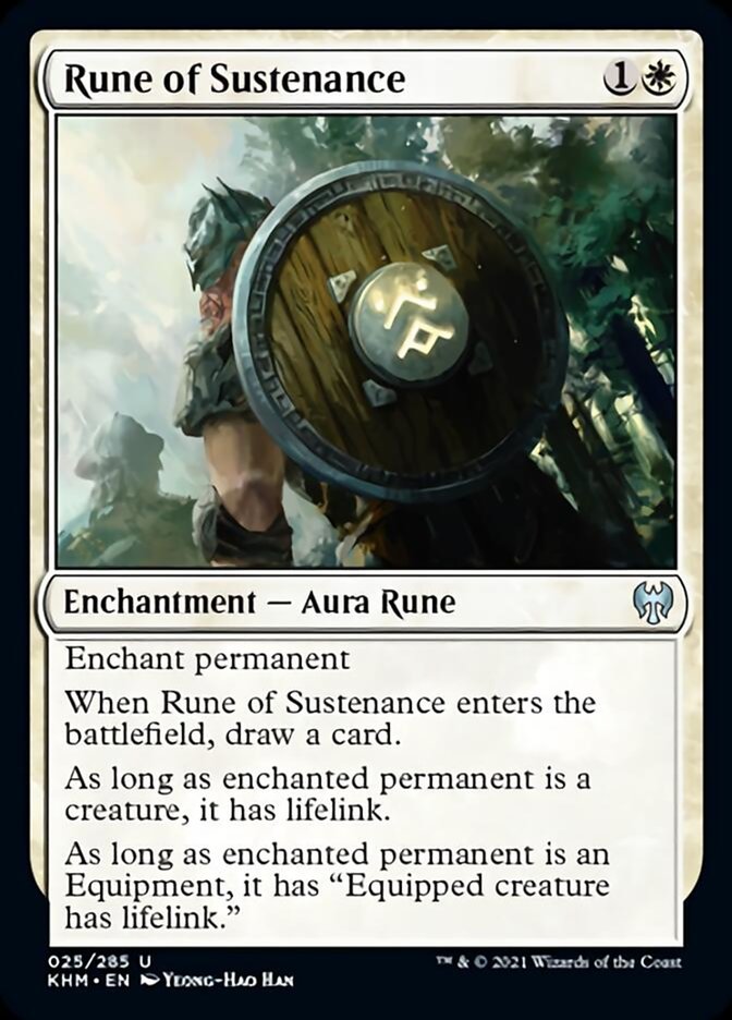 Rune of Sustenance (Kaldheim) Medium Play